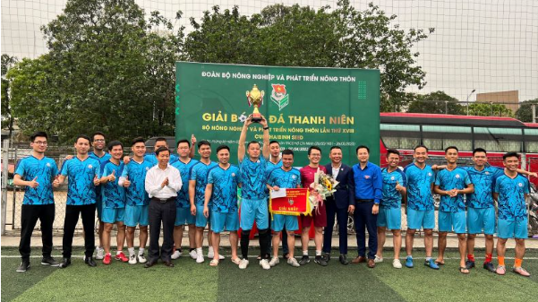 Cục Thú Y vô địch Giải bóng đá Thanh niên Bộ Nông nghiệp và PTNT lần thứ 18 năm 2023