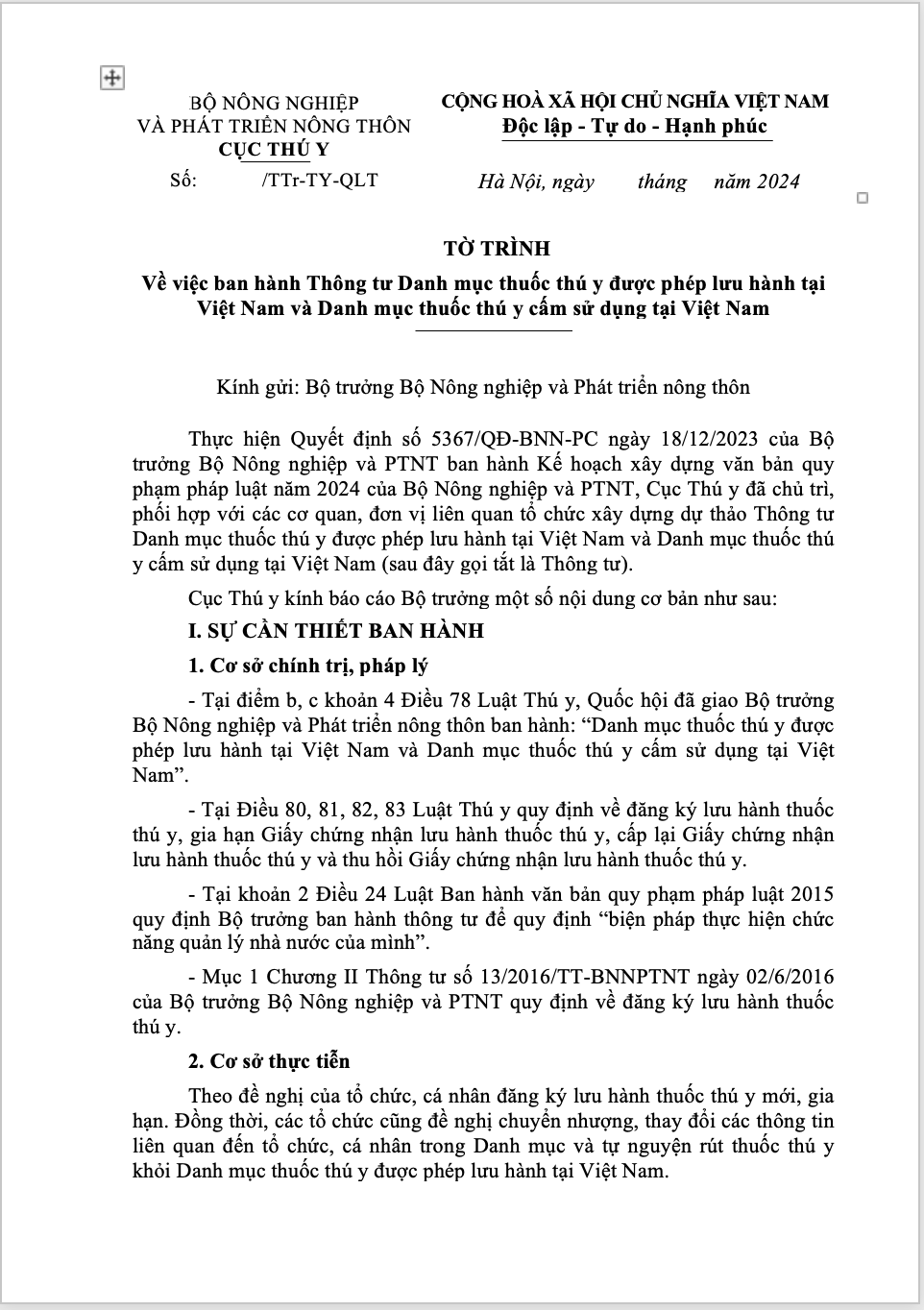 Danh mục thuốc thú y được phép lưu hành và Danh mục thuốc thú y cấm sử dụng tại Việt Nam